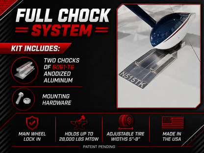 Self-Chock System (2 chocks)